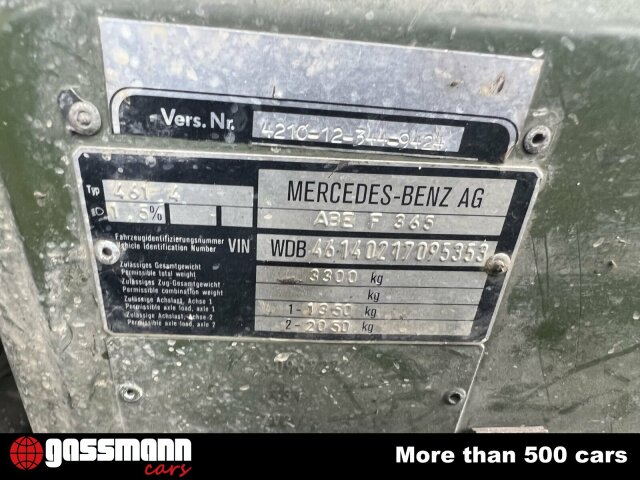 Mercedes Benz 250 GD 4x4, Feuerwehr 